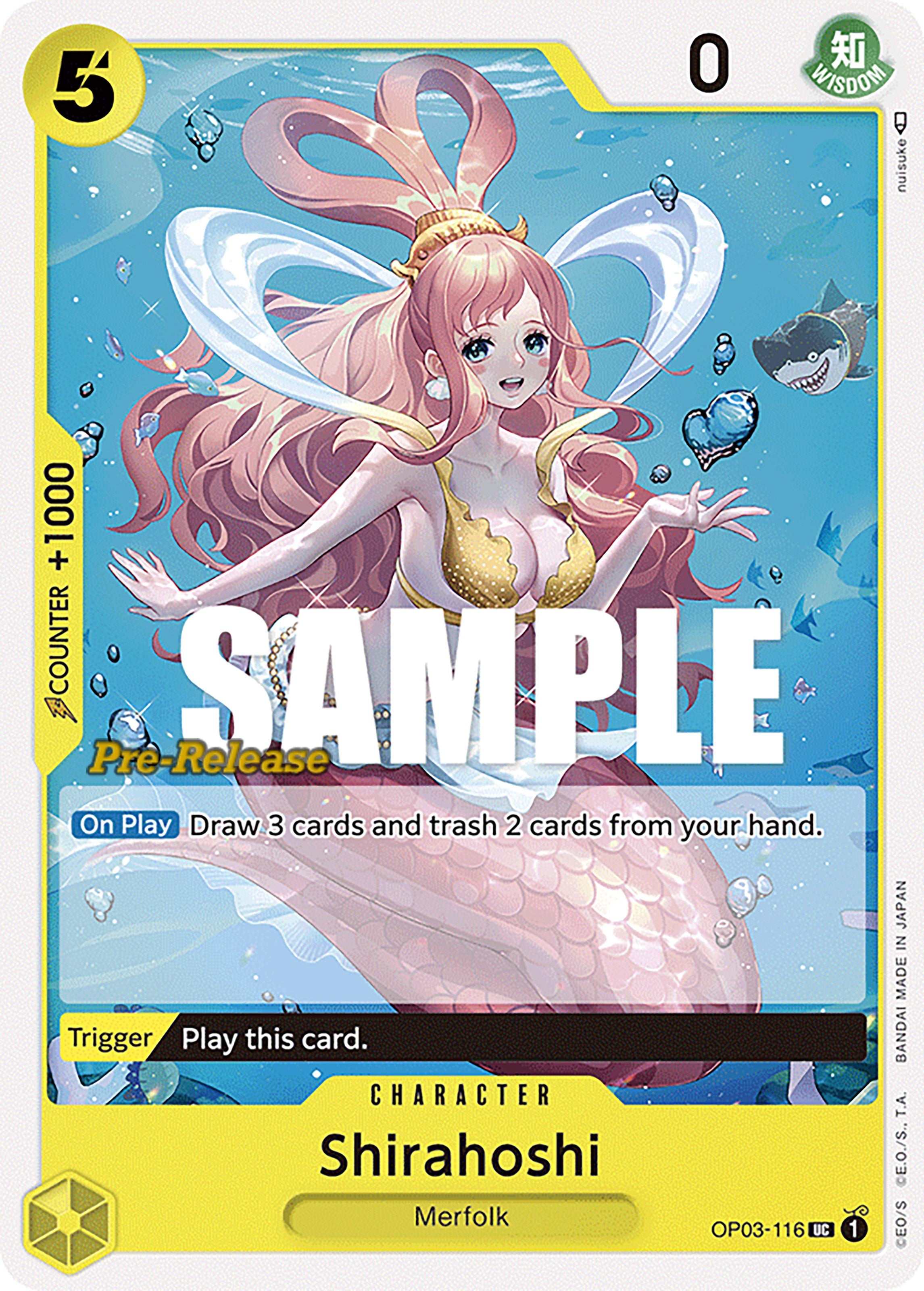 Shirahoshi [Pillars of Strength Pre-Release Cards] | Good Games North
