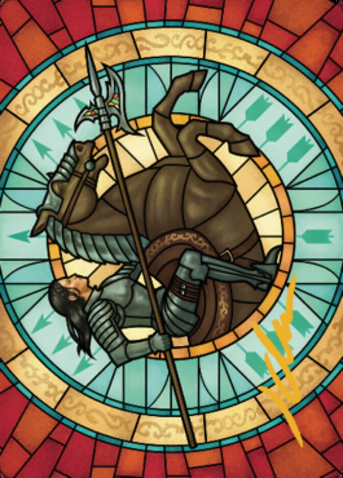 Tori D'Avenant, Fury Rider Art Card (Gold-Stamped Signature) [Dominaria United Art Series] | Good Games North
