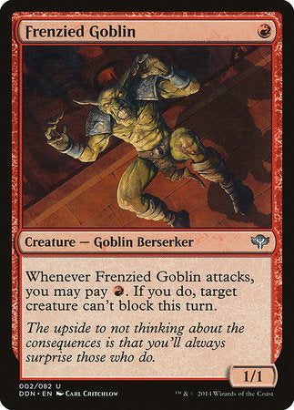 Frenzied Goblin [Duel Decks: Speed vs. Cunning] | Good Games North