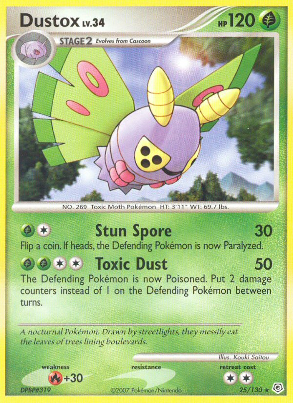 Dustox (25/130) [Diamond & Pearl: Base Set] | Good Games North