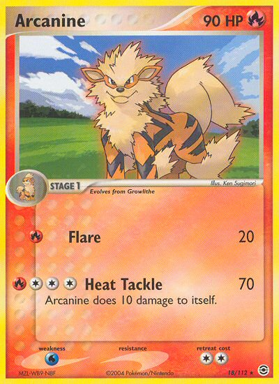 Arcanine (18/112) [EX: FireRed & LeafGreen] | Good Games North