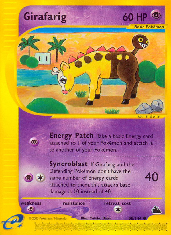Girafarig (58/144) [Skyridge] | Good Games North