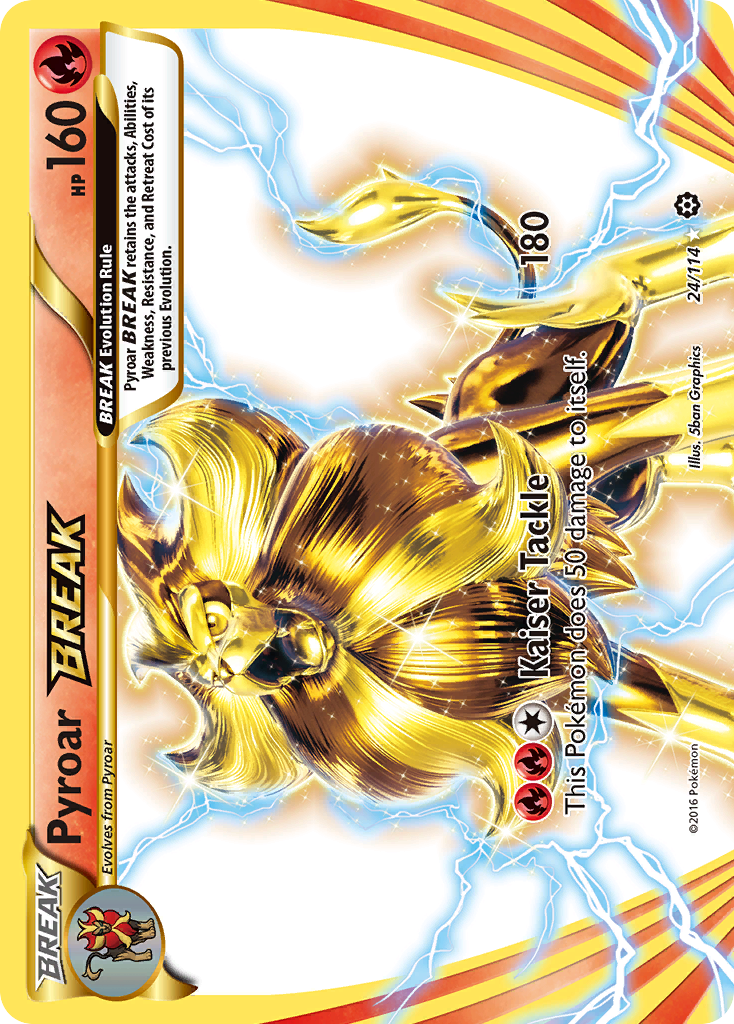 Pyroar BREAK (24/114) [XY: Steam Siege] | Good Games North