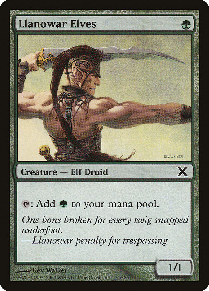Llanowar Elves [Tenth Edition] | Good Games North
