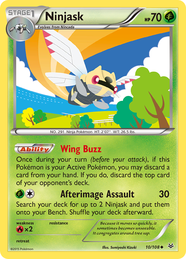 Ninjask (10/108) [XY: Roaring Skies] | Good Games North