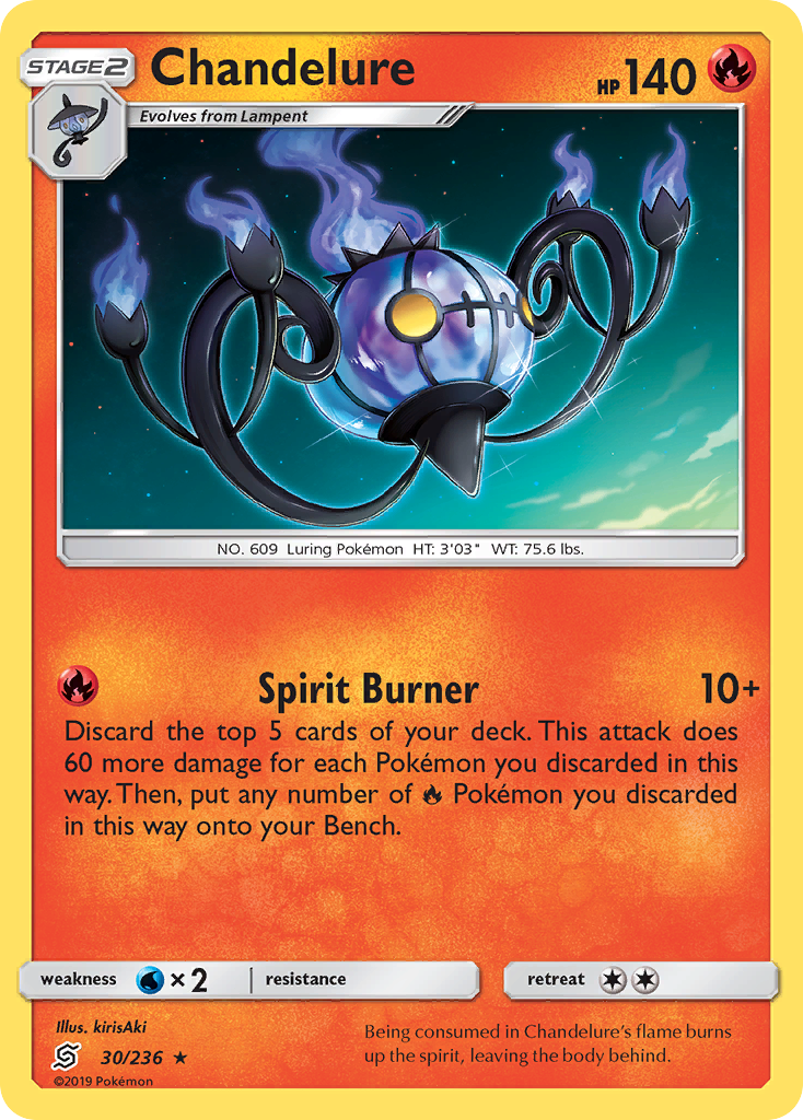 Chandelure (30/236) [Sun & Moon: Unified Minds] | Good Games North