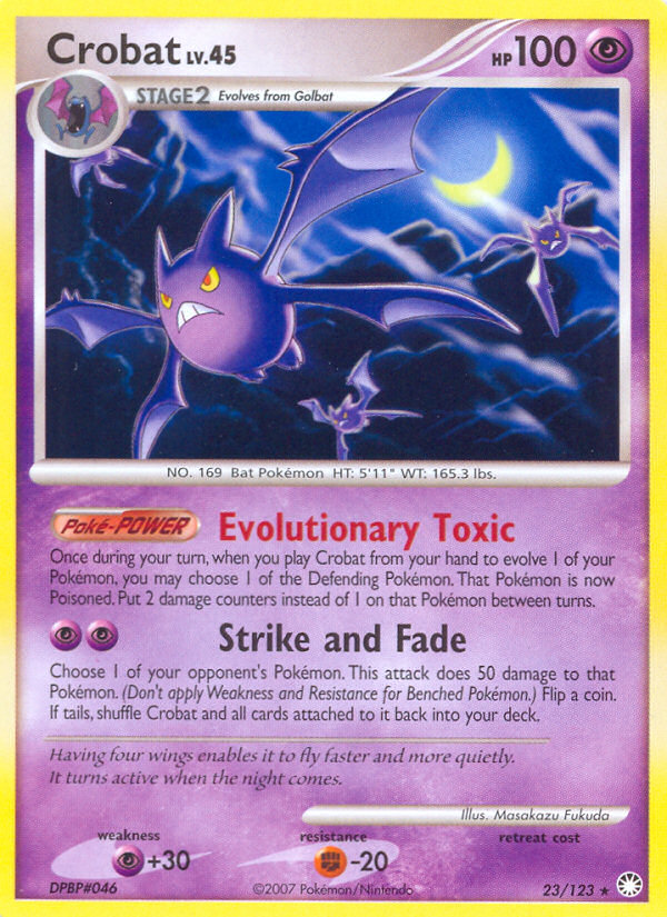 Crobat (23/123) [Diamond & Pearl: Mysterious Treasures] | Good Games North