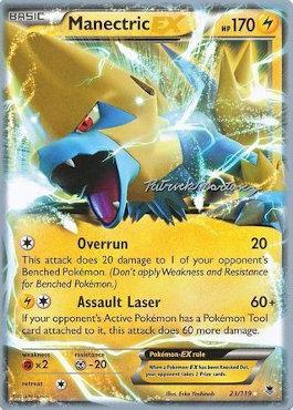 Manectric EX (23/119) (Punches 'n' Bites - Patrick Martinez) [World Championships 2015] | Good Games North