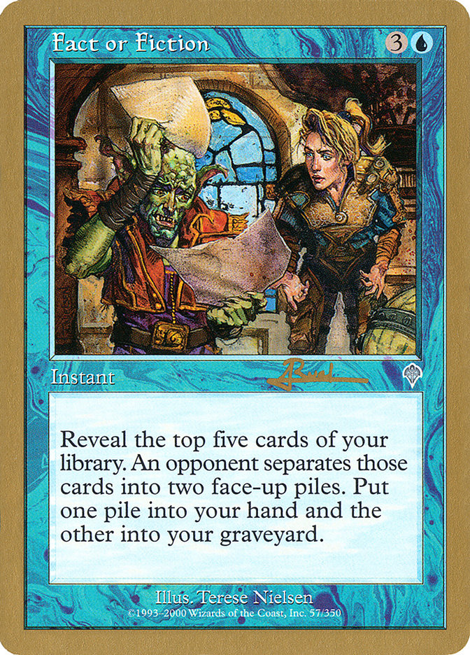 Fact or Fiction (Antoine Ruel) [World Championship Decks 2001] | Good Games North