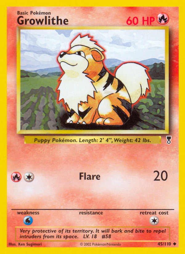 Growlithe (45/110) [Legendary Collection] | Good Games North