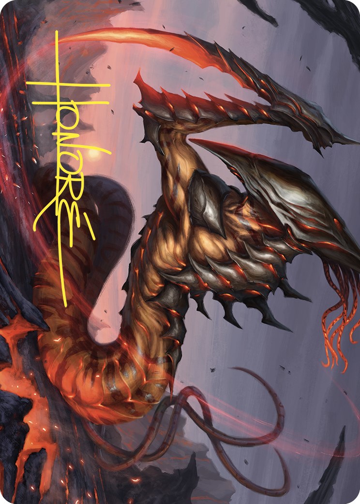 Blade Sliver Art Card (Gold-Stamped Signature) [Commander Masters Art Series] | Good Games North