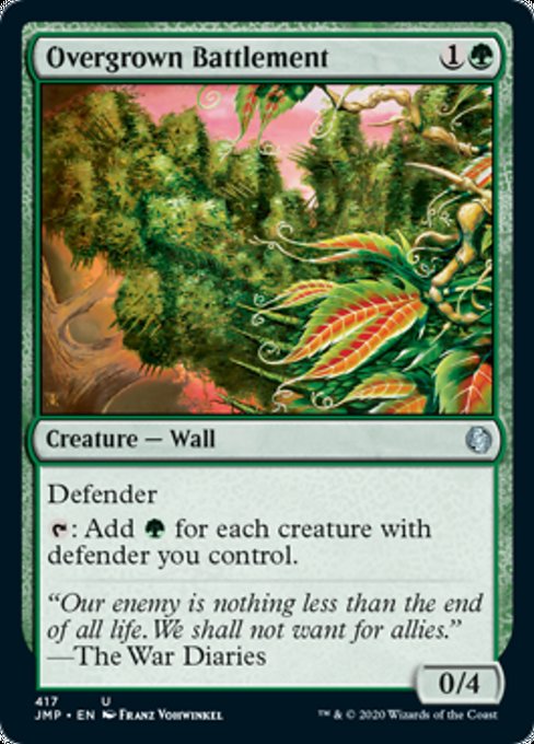 Overgrown Battlement [Jumpstart] | Good Games North