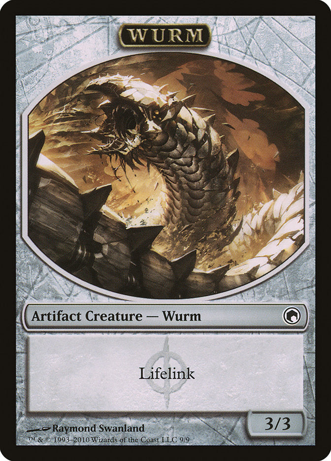 Wurm (Lifelink) [Scars of Mirrodin Tokens] | Good Games North