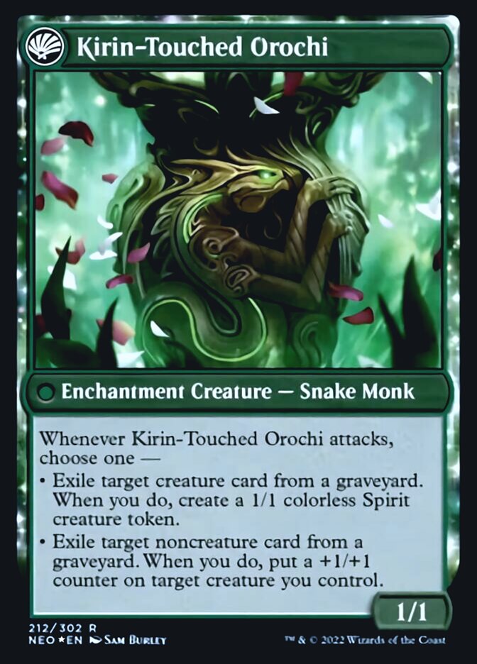 Teachings of the Kirin // Kirin-Touched Orochi [Kamigawa: Neon Dynasty Prerelease Promos] | Good Games North