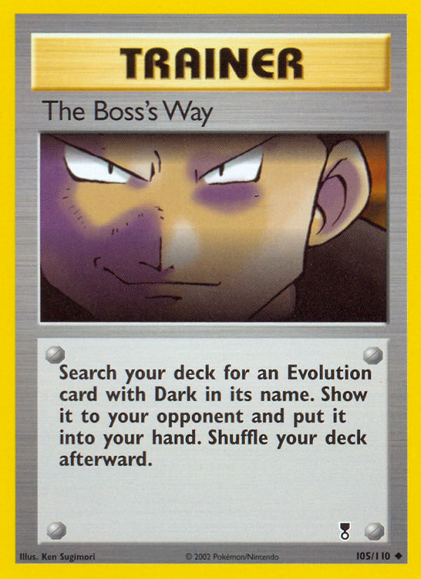 The Boss's Way (105/110) [Legendary Collection] | Good Games North