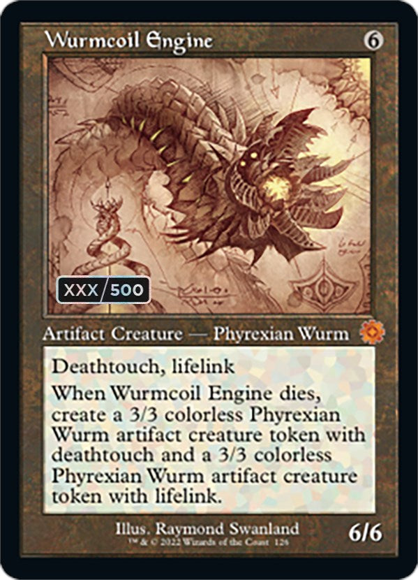 Wurmcoil Engine (Retro Schematic) (Serial Numbered) [The Brothers' War Retro Artifacts] | Good Games North