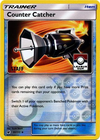 Counter Catcher (91/111) (League Promo Staff) [Sun & Moon: Crimson Invasion] | Good Games North