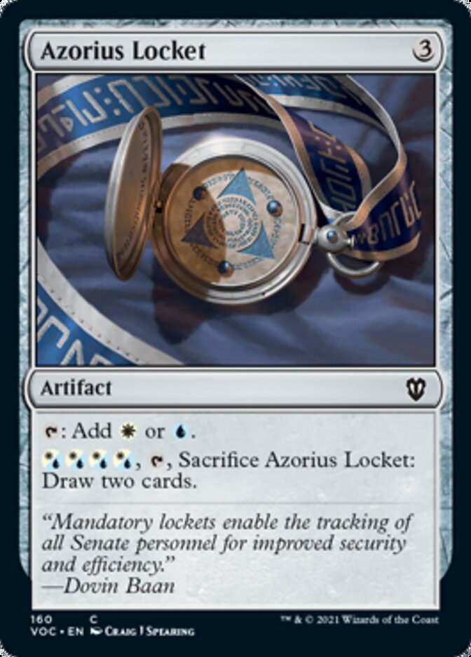 Azorius Locket [Innistrad: Crimson Vow Commander] | Good Games North