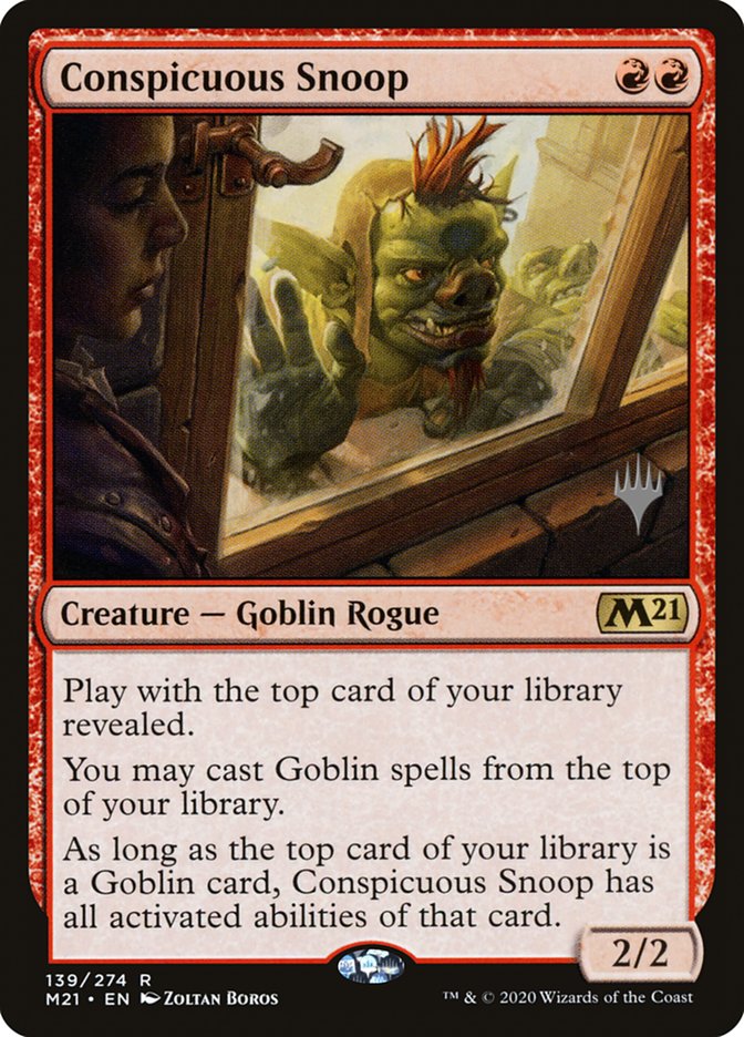 Conspicuous Snoop (Promo Pack) [Core Set 2021 Promos] | Good Games North