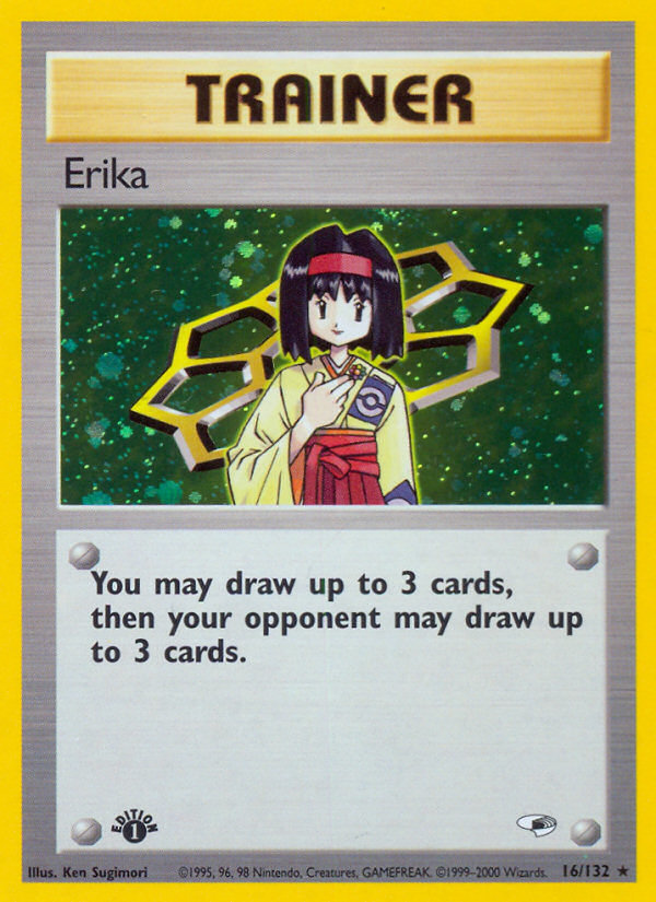Erika (16/132) [Gym Heroes 1st Edition] | Good Games North