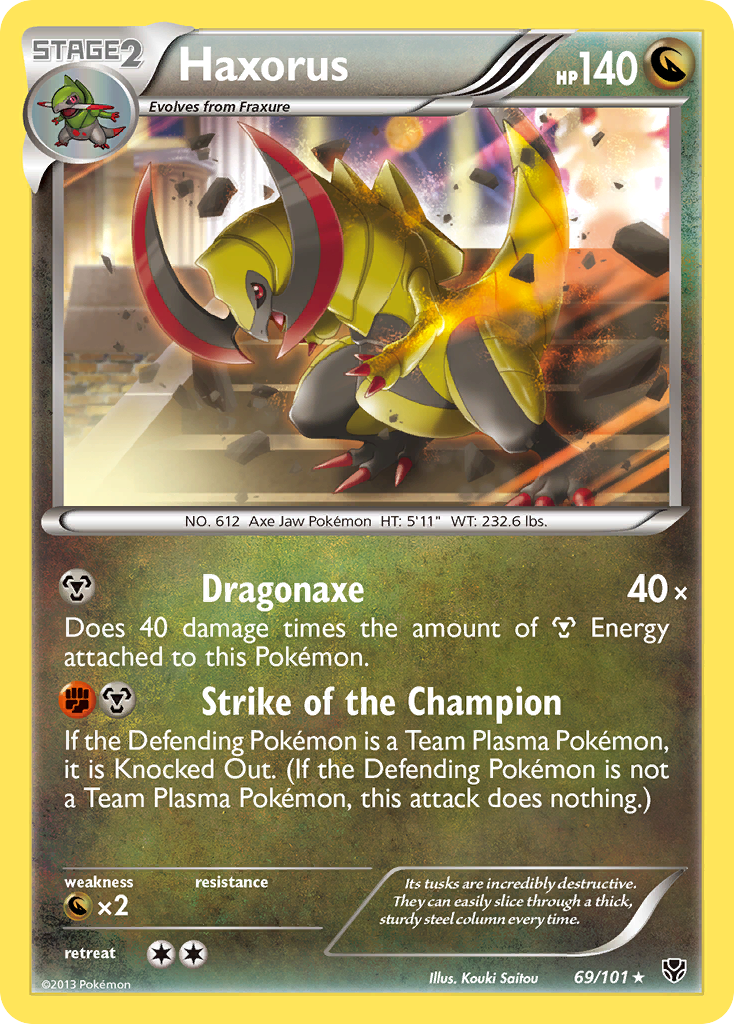 Haxorus (69/101) [Black & White: Plasma Blast] | Good Games North