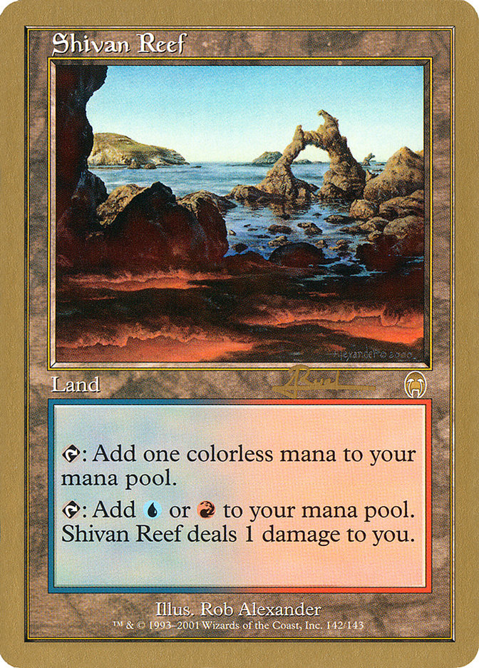Shivan Reef (Antoine Ruel) [World Championship Decks 2001] | Good Games North
