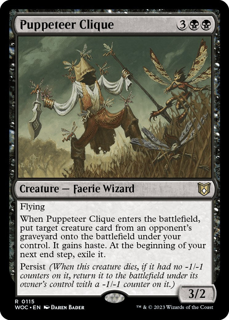 Puppeteer Clique [Wilds of Eldraine Commander] | Good Games North