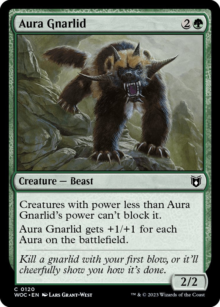 Aura Gnarlid [Wilds of Eldraine Commander] | Good Games North