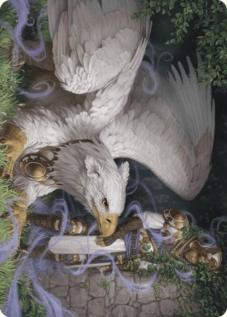 Dutiful Griffin Art Card [Wilds of Eldraine Art Series] | Good Games North