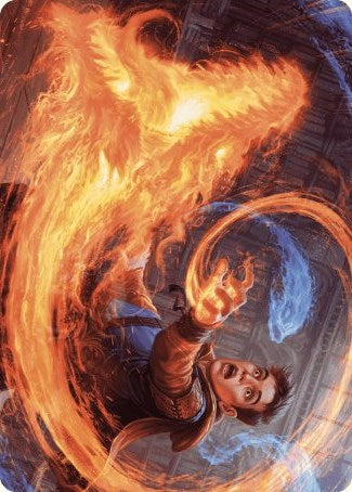 Frantic Firebolt Art Card [Wilds of Eldraine Art Series] | Good Games North