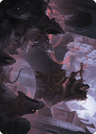 Gnawing Crescendo Art Card [Wilds of Eldraine Art Series] | Good Games North