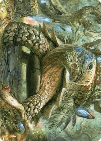 Blossoming Tortoise Art Card [Wilds of Eldraine Art Series] | Good Games North