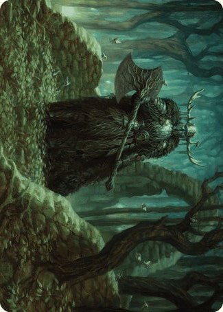 Mosswood Dreadknight Art Card [Wilds of Eldraine Art Series] | Good Games North