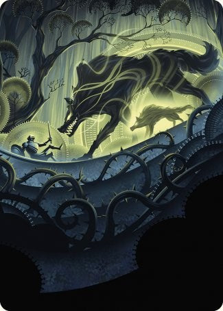 Unnatural Growth Art Card [Wilds of Eldraine Art Series] | Good Games North