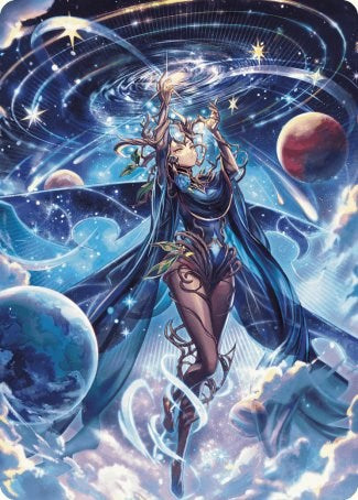 Omniscience Anime Art Card [Wilds of Eldraine Art Series] | Good Games North