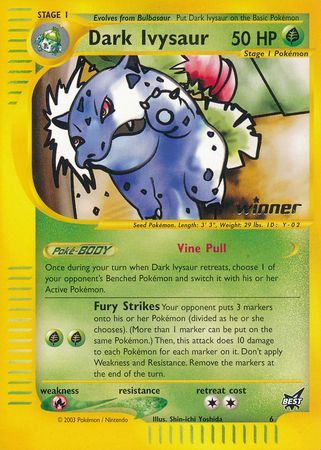 Dark Ivysaur (6) (Winner) [Best of Promos] | Good Games North