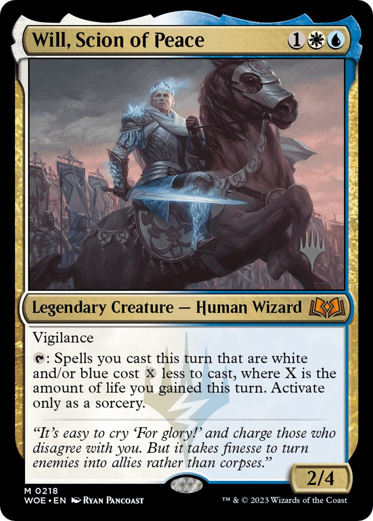 Will, Scion of Peace (Promo Pack) [Wilds of Eldraine Promos] | Good Games North