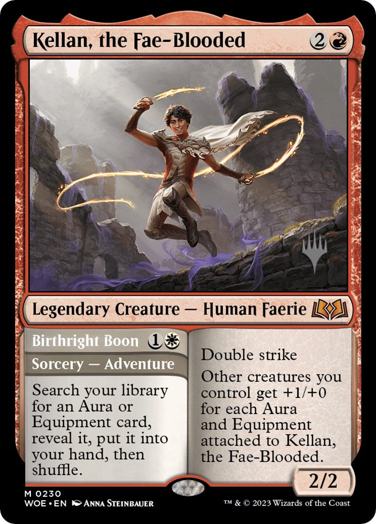 Kellan, the Fae-Blooded (Promo Pack) [Wilds of Eldraine Promos] | Good Games North