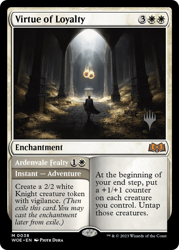Virtue of Loyalty // Ardenvale Fealty (Promo Pack) [Wilds of Eldraine Promos] | Good Games North