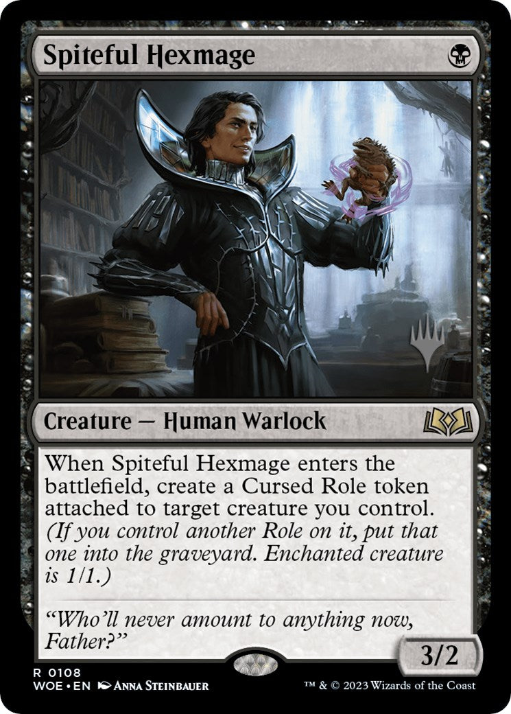 Spiteful Hexmage (Promo Pack) [Wilds of Eldraine Promos] | Good Games North