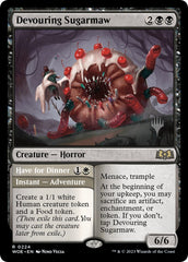 Devouring Sugarmaw // Have for Dinner(Promo Pack) [Wilds of Eldraine Promos] | Good Games North