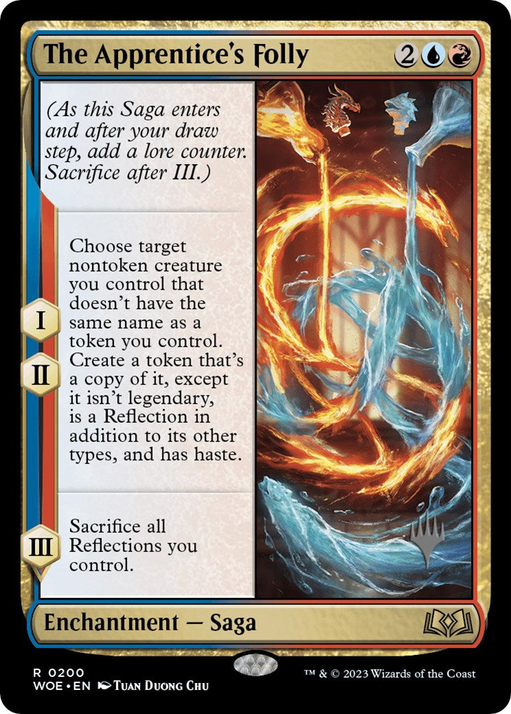 The Apprentice's Folly (Promo Pack) [Wilds of Eldraine Promos] | Good Games North