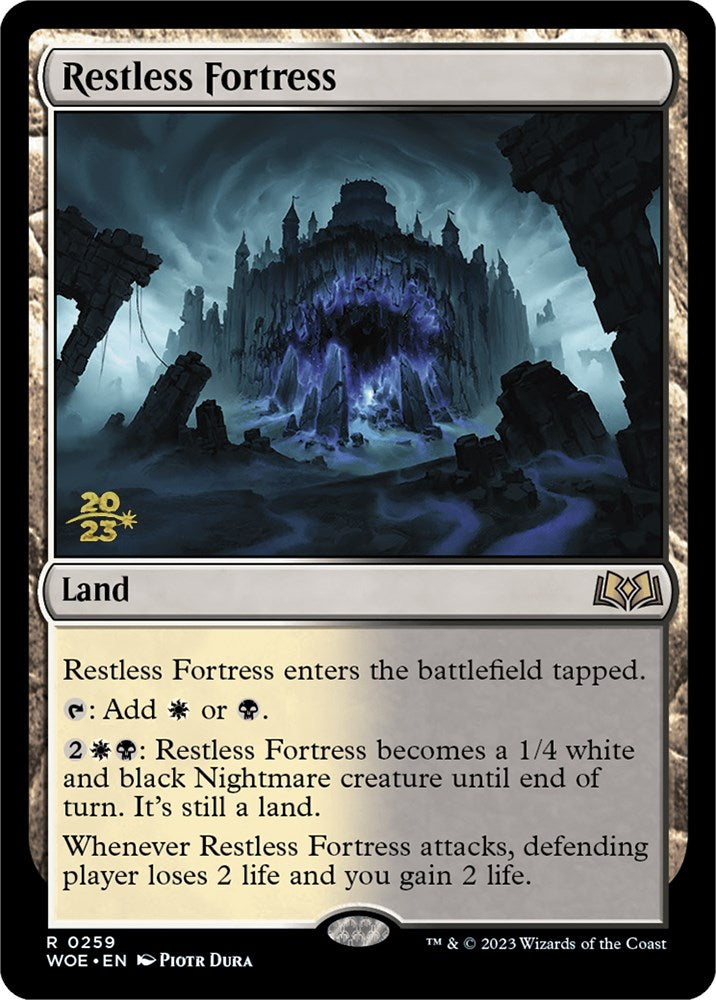 Restless Fortress [Wilds of Eldraine Prerelease Promos] | Good Games North