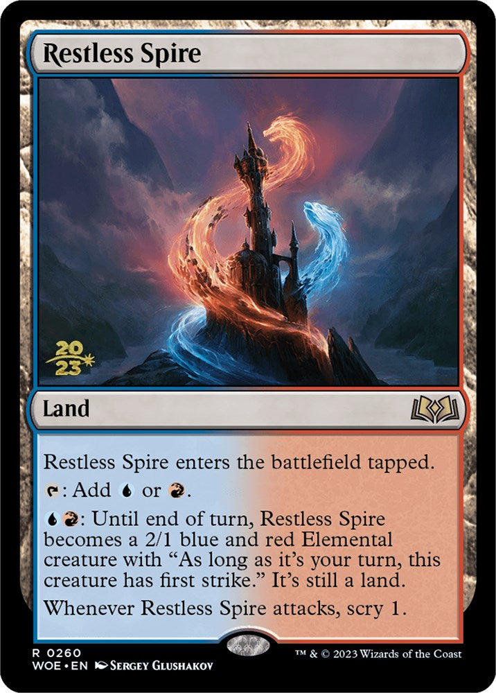 Restless Spire [Wilds of Eldraine Prerelease Promos] | Good Games North