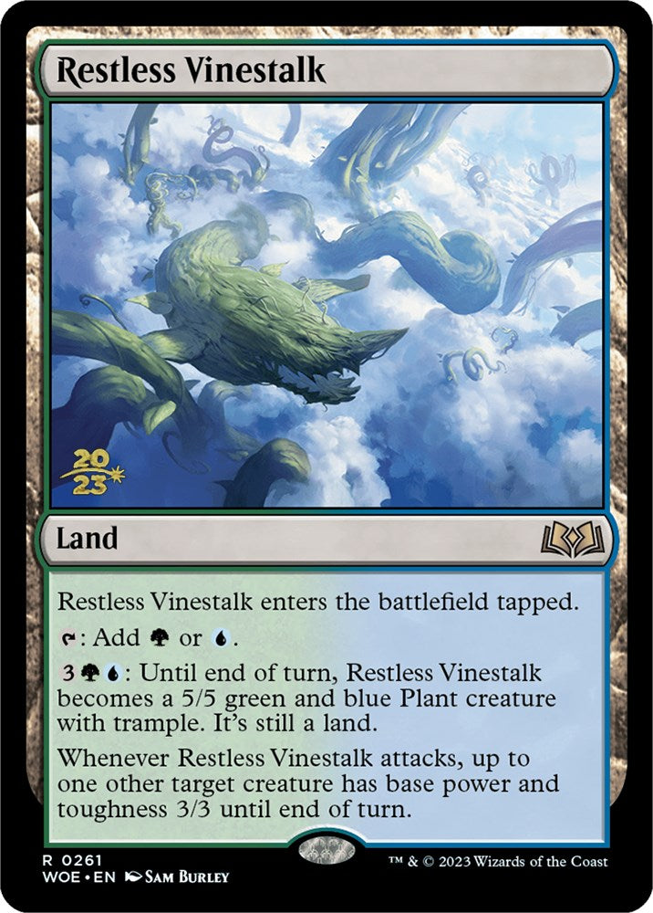 Restless Vinestalk [Wilds of Eldraine Prerelease Promos] | Good Games North