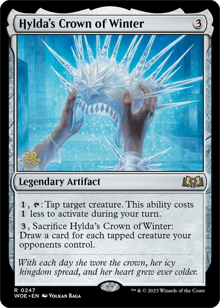 Hylda's Crown of Winter [Wilds of Eldraine Prerelease Promos] | Good Games North