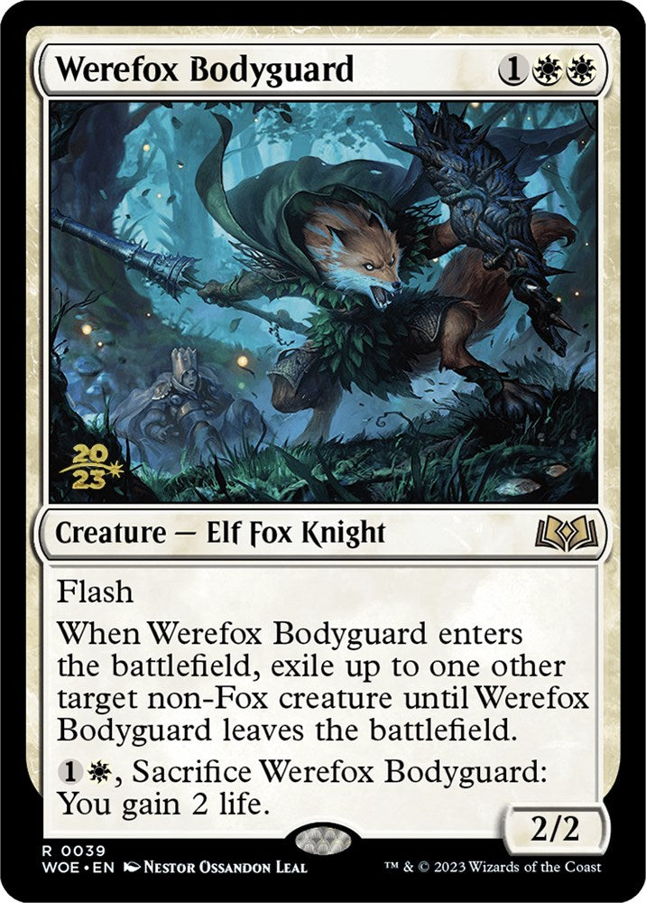 Werefox Bodyguard [Wilds of Eldraine Prerelease Promos] | Good Games North