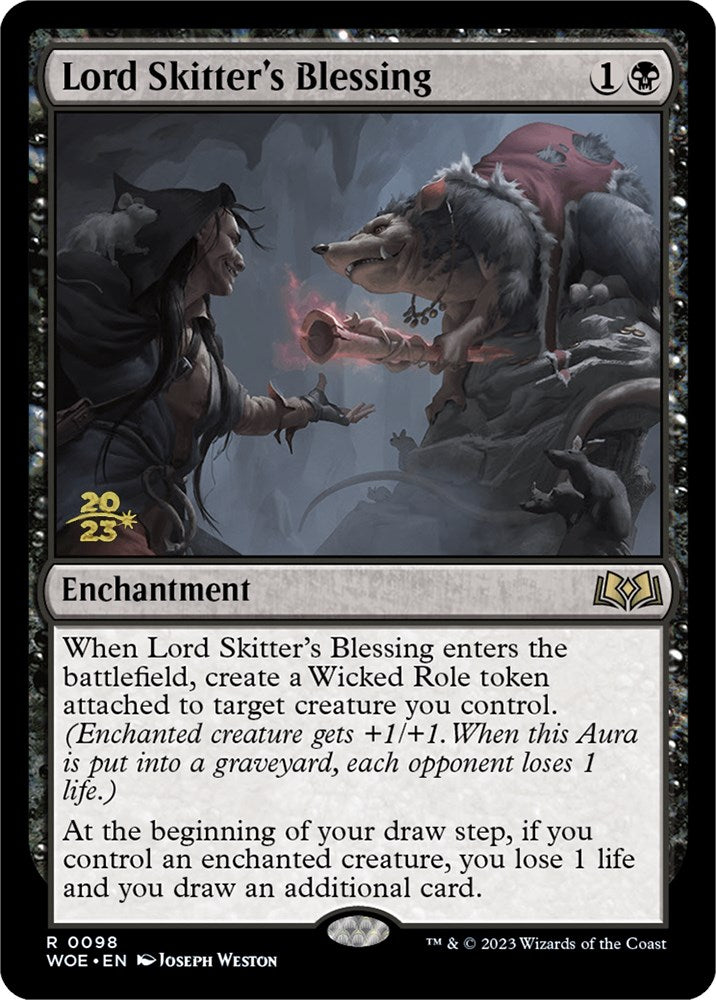 Lord Skitter's Blessing [Wilds of Eldraine Prerelease Promos] | Good Games North