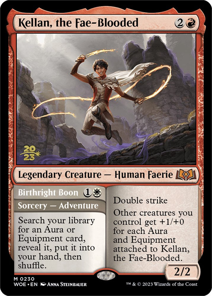 Kellan, the Fae-Blooded [Wilds of Eldraine Prerelease Promos] | Good Games North