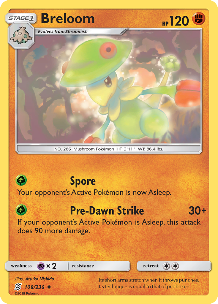 Breloom (108/236) [Sun & Moon: Unified Minds] | Good Games North